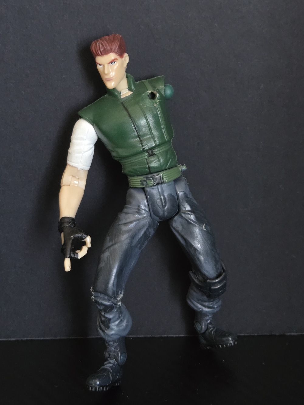 Resident Evil 1998 ToyBiz CHRIS REDFIELD Capcom Figure Incomplete